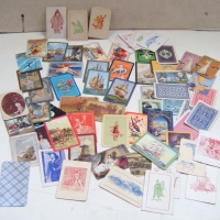 Approx 63 x vintage SWAP CARDS incl Barribals, Carter, Major, Deco, pairs, Buckjumper, The Revenge, etc - Sold for $73 - 2008