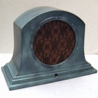Vintage Green Cast Iron two sided RADIO SPEAKER 38cm L - Sold for $61 - 2009