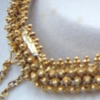 Ladies 14ct gold filigree BRACELET - 224 grams - Sold for $268 - 2009