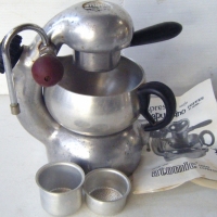 Vintage ATOMIC ESPRESSO machine with manual - Sold for $317 - 2009 - 2009