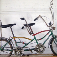 MALVERN STAR TANDEM BIKE Converted to DRAGSTER TANDEM, Dragster Seat, and handlebars - Sold for $195 - 2009