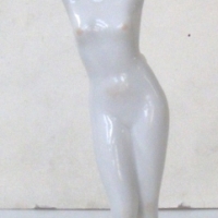 Continental Porcelain NUDE BATHER, marked to base, H23cm - Sold for $67 - 2009