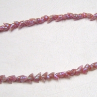 Vintage Tasmanian Maireener pink lustre Aboriginal SHELL necklace - Sold for $73 - 2009