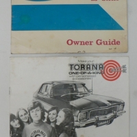 Group of LJ Series  TORANA Ephemera inc. Personalized Accessories Brochure, Owners Guide, Warranty Card etc - Sold for $73 - 2009