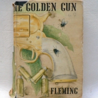 H/c Book 1965 1st edit - The man with the Golden Gun by Ian FLEMING - Jonathon Cape, with dj (no golden gun to front cover) - Sold for $61 - 2009