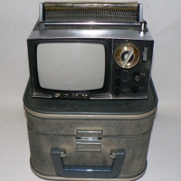 1970s cased SONY portable TV - Sold for $73 - 2009
