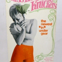 Fab vintage Miss Balmoral KNICKERS colour advertising cardboard P.O.S SIGN - Sold for $61 - 2009