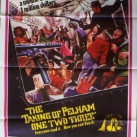 5 x Vintage one sheet MOVIE POSTERS inc - The taking of Pelham one two three, the Poseidon Adventure, Chosen Survivors etc - Sold for $55 - 2009