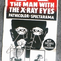 6 x Vintage DAYBILL movie POSTERS inc - X The man with the x-ray eyes, - No printers marker - Sold for $73 - 2009