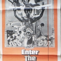 Vintage Daybill MOVIE POSTER - ENTER THE DRAGON - feat Bruce Lee - Printed by MAPS Litho - Sold for $61 - 2009