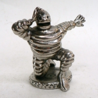 Heavy metal MICHELIN MAN Bibendum figure - 11cm high - Sold for $85 - 2014