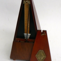 Vintage wooden French METRONOME made by Paquet with serial number - Sold for $55 - 2014