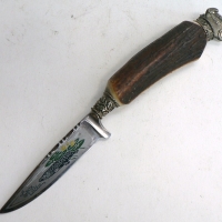 Vintage decorative KNIFE made by SOLIGEN ROSTFREI marked to blade w fish figure to end - Sold for $67 - 2014