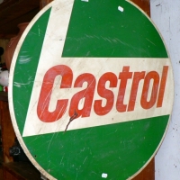 Vintage Round CASTROL Enamelled Sign, 60 cm diam - Sold for $98 - 2014