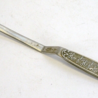 Vintage Walker & Hall advertising LETTER OPENER for HUGH HIGHGATE & CO WHALE OIL REFINERS Scotland - hallmarked - Raised whale image to one side, text - Sold for $73 - 2014