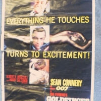c1964 JAMES BOND GOLDFINGER one sheet Movie POSTER - Great images - Sold for $79 - 2014