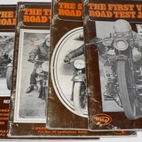 5 x volume set - THE VINTAGE ROAD TEST Journal - 1st-5th  volumes - all 1920/30's Motorcycles, pictures, tech specs, etc - Sold for $55 - 2014