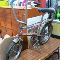 Cool 1970's 'Raleigh' chopper bike,  red frame  Looks to be original and complete - Sold for $342