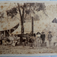 Cabinet photograph of Hydraulic Lime Co Works, Coimadai, 22nd June 1888 - details verso - Sold for $61 - 2012