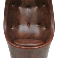 GRANT FEATHERSTON (1922-1995) Talking Chair (Sound Chair) - Produced for Expo '67, Montreal - brown mottled VINYL upholstery with Speakers in headrest - Sold for $4880 - 2012