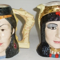 2 x Royal Doulton Ltd Edit two-face character jugs - Star- Crossed lovers collection - Antony & Cleopatra (no 4089500) & Samson & Delilah (No 369500)  - Sold for $207 - 2012