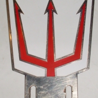 NEPTUNE Oil Trident Car bumper bar Badge - Exc Cond - Sold for $61 - 2012
