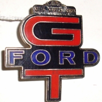 Vintage GT Ford Sales Service Parts enamel Badge - made by KG Luke, Melbourne - Sold for $61 - 2012