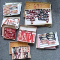 Box lot vintage acrylic Tooth colour Samples in original boxes - Sold for $67 - 2012