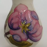 Moorcroft  (Walter) Magnolia Vase - white ground with pink magnolia - 95cms H - Sold for $146 - 2012