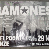 Unframed Original RAMONES Brielpoort Belgian Gig Poster - c1991 - Sold for $61 - 2012