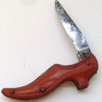 Miniature novelty Victorian shoe shape pen knife - made in Germany - Sold for $67 - 2012