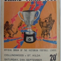 1966 Grand Final Record - Collingwood v St Kilda - good original condition - Sold for $159 - 2013