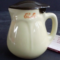 Essco (Melbourne) Junior electric jug with brown Bakelite lid - 10cms H - Sold for $195 - 2013