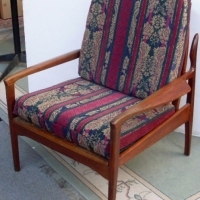 1970's Teak framed  arm-chair - Sold for $85 - 2013