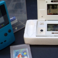 2 x Vintage handheld NINTENDO GAMING ITEMS - Vintage Game and Watch Multiscreen 'Oil Panic' & Gameboy Colour - Sold for $67 - 2013