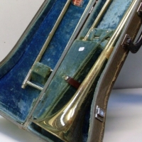 Conn Trombone in original velvet lined case - Sold for $195 - 2013
