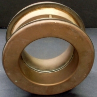 Small heavy vintage BRASS PORTHOLE with original glass, made in Germany, 16 cm diam - Sold for $61 - 2013