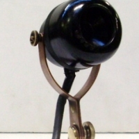 Copper and Bakelite telephone operators microphone - Sold for $55 - 2013