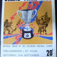 1966 VFL Grand Final FOOTBALL Record - ST KILDA vs COLLINGWOOD - in very good original condition - Sold for $317 - 2013