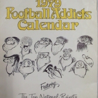 Weg Calendar for 1979 -  Football Addicts Calender featuring The Top National Rejects -  typical caricature images - Sold for $61 - 2013