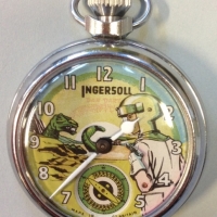 Dan Dare Westclox pocket watch,  Made in England with Eagle on the back - working - Sold for $488 - 2013