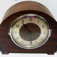 Art Deco English mantle clock by Norland with pendulum - Sold for $61 - 2013