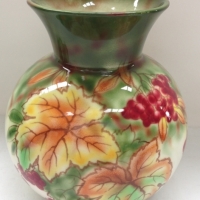 1930's Falcon Ware hand painted  Rosslyn Vase - 18cms H - Sold for $67 - 2013