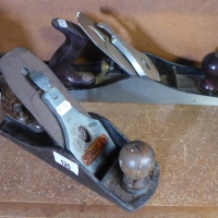 2 x large metal STANLEY planes - Sold for $61 - 2013