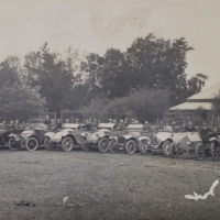 2 x vintage car photographs - Civic Car club (Hobart)  rally c1911 & a pre war Overland Melbourne to Adelaide and back 1908 - Sold for $85 - 2013