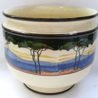 Royal Doulton series ware  jardinire - Trees A - Introduced 1905 withdrawn by WW1 - Sold for $110 - 2013