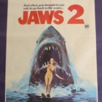 2 x fam one sheet movie posters - original JAWS and JAWS 2 - Sold for $195 - 2013