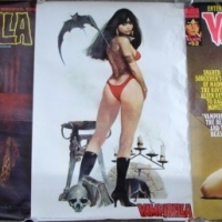 4 x fab Vampirella and Elvira comic and movie posters - Sold for $98 - 2013
