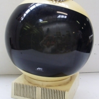 Cream 1970's JVC Videosphere TV complete with base - Sold for $79 - 2013