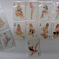 Group lot vintage RISQUE SWAP CARDS - designed by Heinz Villager - Sold for $61 - 2013